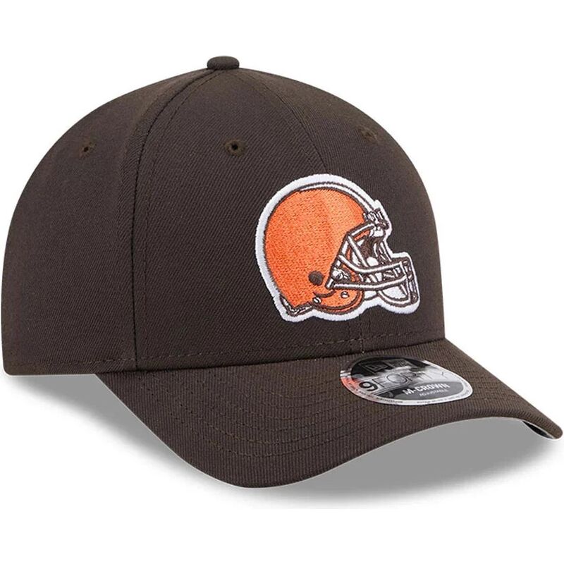 casquette-courbee-marron-snapback-9forty-m-crown-team-cleveland-browns-nfl-new-era casquette-courbee-marron-snapback-9forty-m-crown-team-cleveland-browns-nfl-new-era