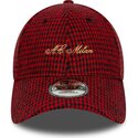 mutzen-gebogen-rot-verstellbares-band-9forty-houndstooth-der-ac-milan-serie-a-von-new-era