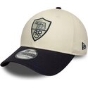 casquette-courbee-beige-et-bleue-marine-ajustee-39thirty-seasonal-associazione-sportiva-roma-serie-a-new-era