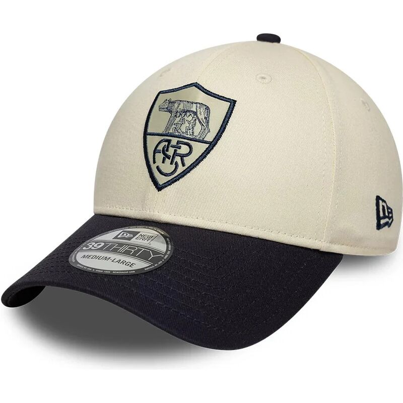 mutzen-gebogen-beige-angepasst-39thirty-seasonal-der-associazione-sportiva-roma-serie-a-von-new-era