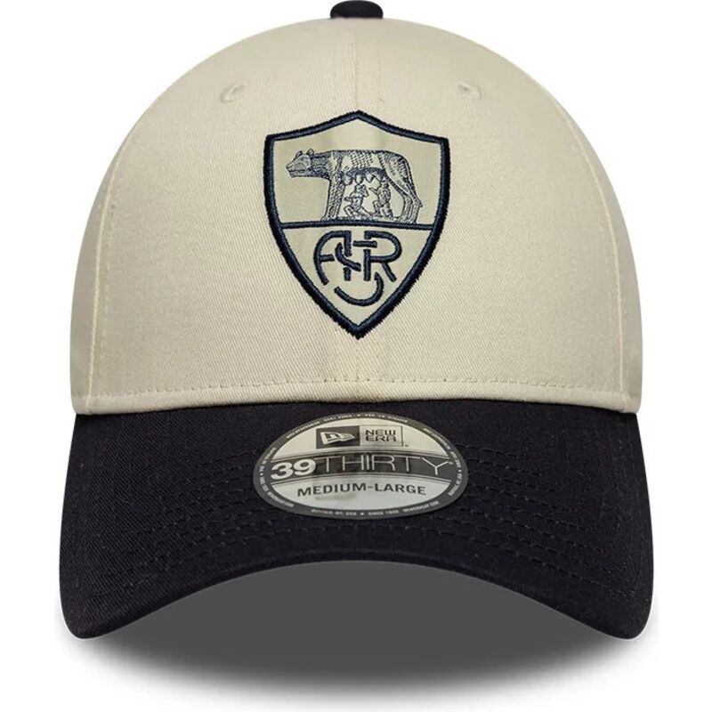 mutzen-gebogen-beige-angepasst-39thirty-seasonal-der-associazione-sportiva-roma-serie-a-von-new-era