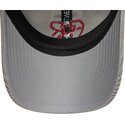 casquette-courbee-grise-ajustable-avec-logo-rouge-9twenty-fleck-cord-associazione-sportiva-roma-serie-a-new-era