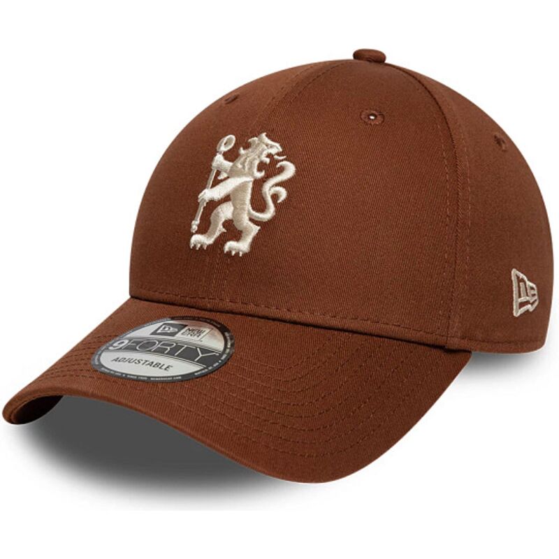 mutzen-gebogen-braun-snapback-9forty-team-der-chelsea-football-club-premier-league-von-new-era