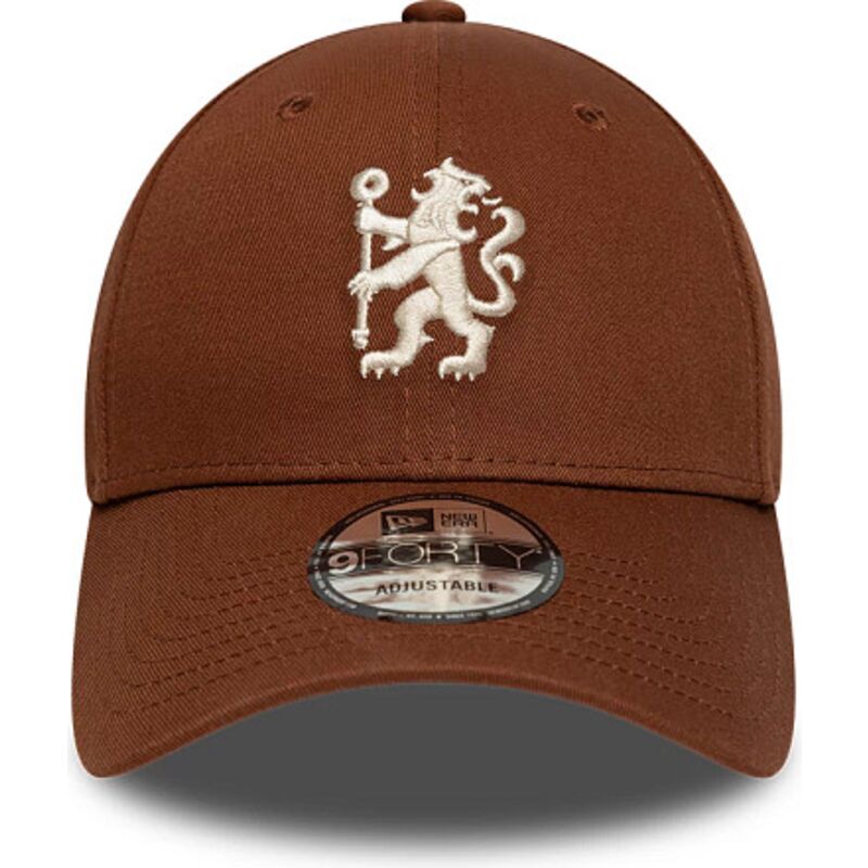 mutzen-gebogen-braun-snapback-9forty-team-der-chelsea-football-club-premier-league-von-new-era