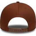 mutzen-gebogen-braun-snapback-9forty-team-der-chelsea-football-club-premier-league-von-new-era