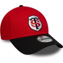 mutzen-gebogen-rot-snapback-9forty-team-der-stade-toulousain-top-14-von-new-era
