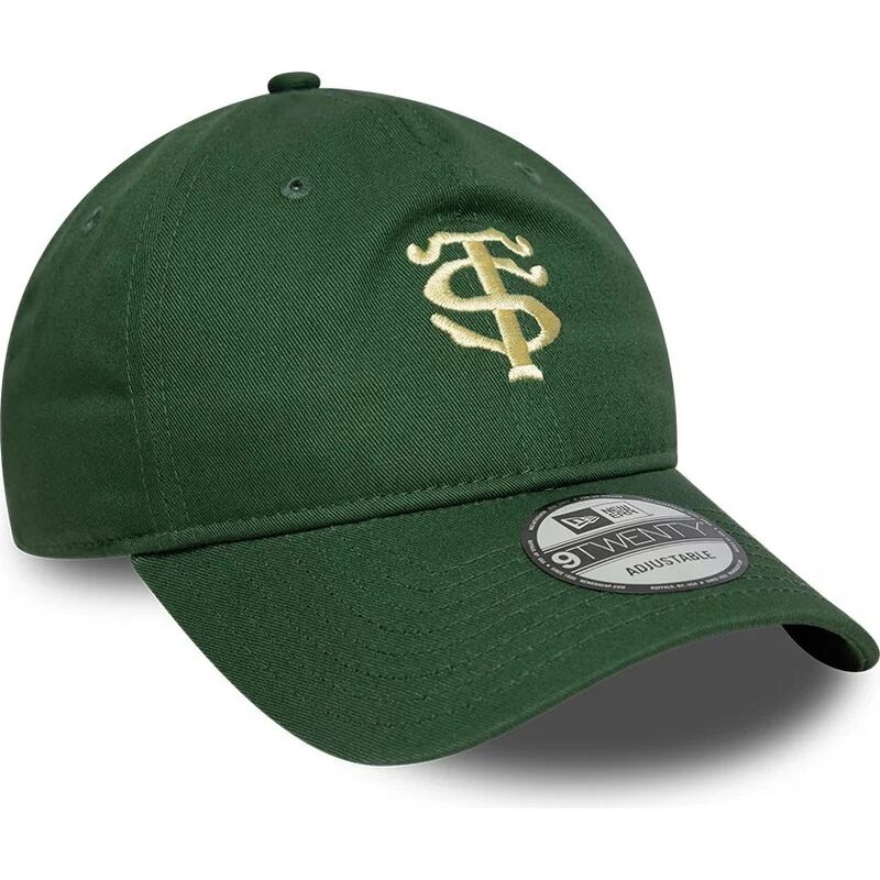 casquette-courbee-verte-ajustable-9twenty-seasonal-stade-toulousain-top-14-new-era