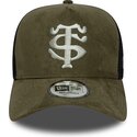 mutzen-gebogen-grun-snapback-e-frame-faux-suede-der-stade-toulousain-top-14-von-new-era