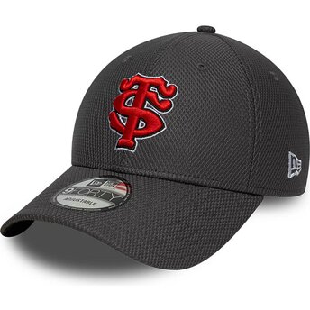 Mützen gebogen grau snapback 9FORTY Diamond Era der Stade Toulousain Top 14 von New Era