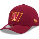 mutzen-gebogen-rot-snapback-9forty-m-crown-team-der-washington-commanders-nfl-von-new-era