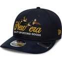 mutzen-gebogen-marineblau-verstellbares-band-9fifty-retro-crown-suede-von-new-era