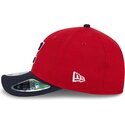 mutzen-gebogen-rot-snapback-9forty-m-crown-player-replica-der-cleveland-guardians-mlb-von-new-era