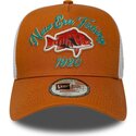 mutzen-gebogen-orange-snapback-a-frame-fishing-von-new-era