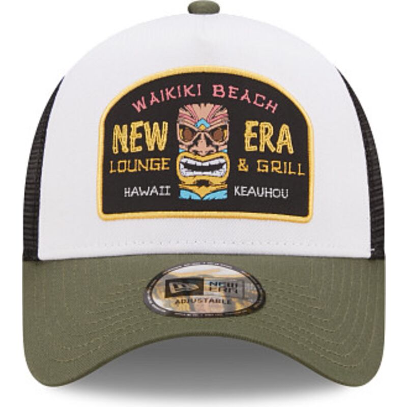 mutzen-gebogen-grun-snapback-a-frame-location-icon-der-hawaii-von-new-era