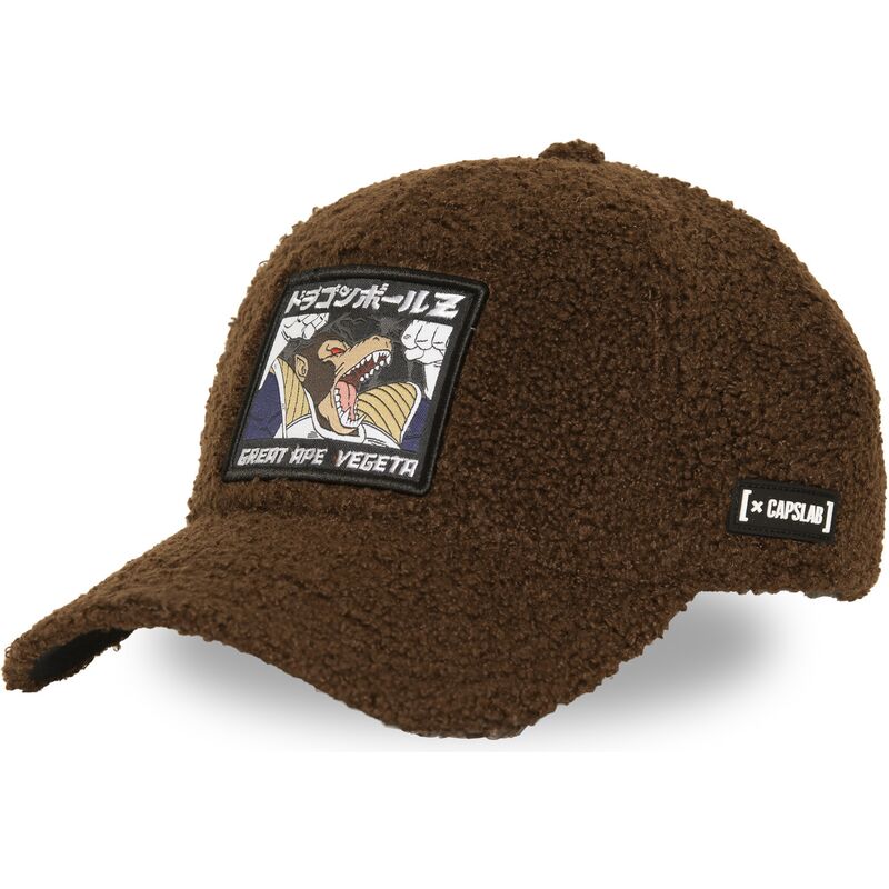 mutzen-gebogen-braun-snapback-great-ape-dbz12-she-vegeta-dragon-ball-von-capslab