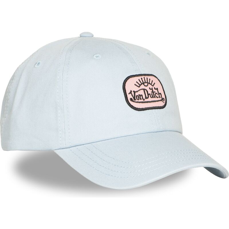 hellblaue-verstellbare-curved-cap-log11-von-von-dutch hellblaue-verstellbare-curved-cap-log11-von-von-dutch