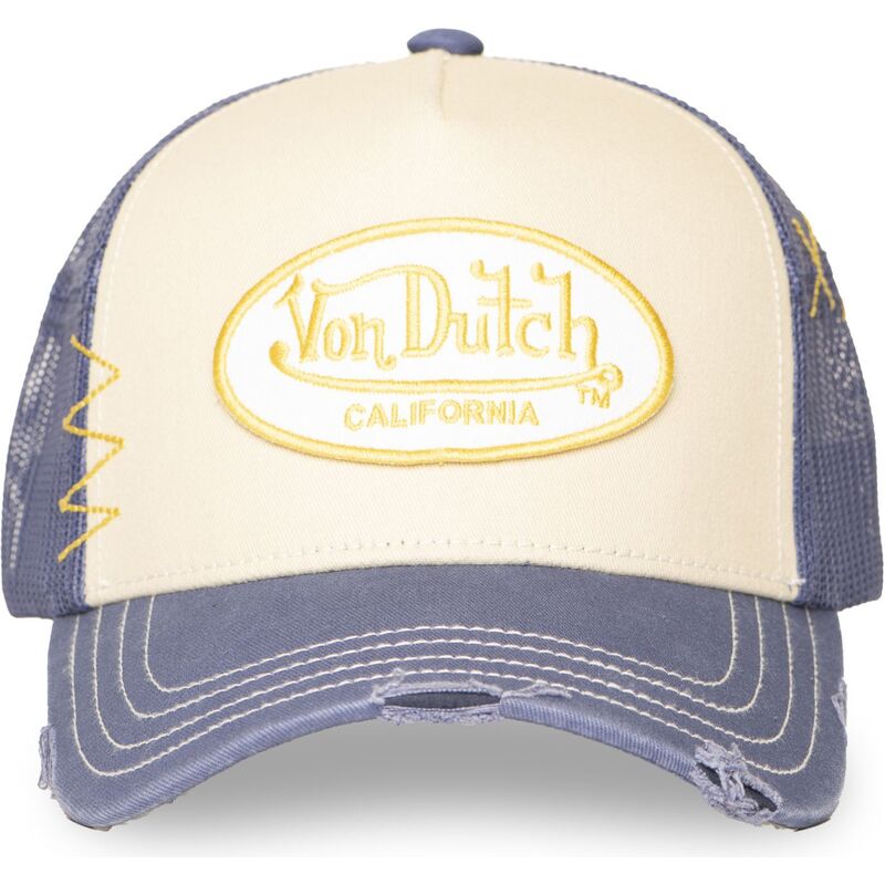 trucker-cap-beige-und-violett-used-13-von-von-dutch