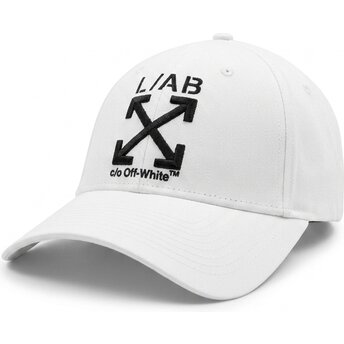 Mützen gebogen weiß verstellbares band Clamp Arrows Twill von L/AB c/o Off-White™