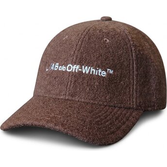 Casquette courbée marron ajustable Embroidered Sherpa L/AB c/o Off-White™