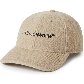 Mützen gebogen beige verstellbares band Embroidered Sherpa von L/AB c/o Off-White™