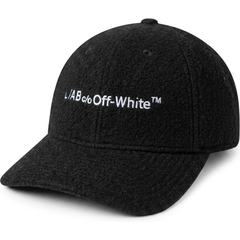casquette-courbee-noire-ajustable-embroidered-sherpa-l-ab-c-o-off-white
