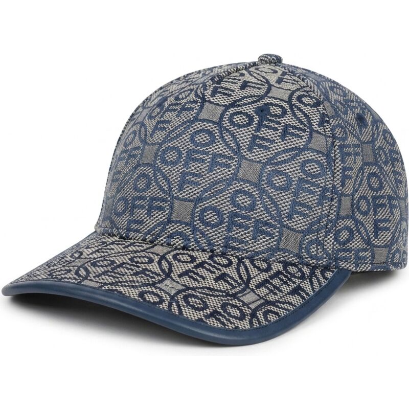 casquette-courbee-bleue-marine-ajustable-off-jacquard-canvas-l-ab-c-o-off-white