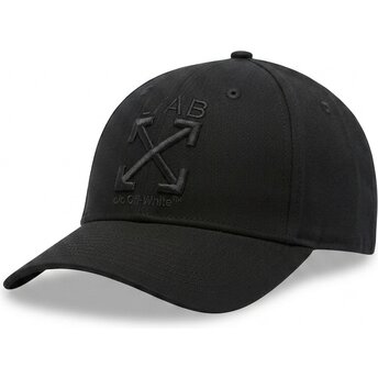 Casquette courbée noire ajustable avec logo noir Clamp Arrows Twill L/AB c/o Off-White™