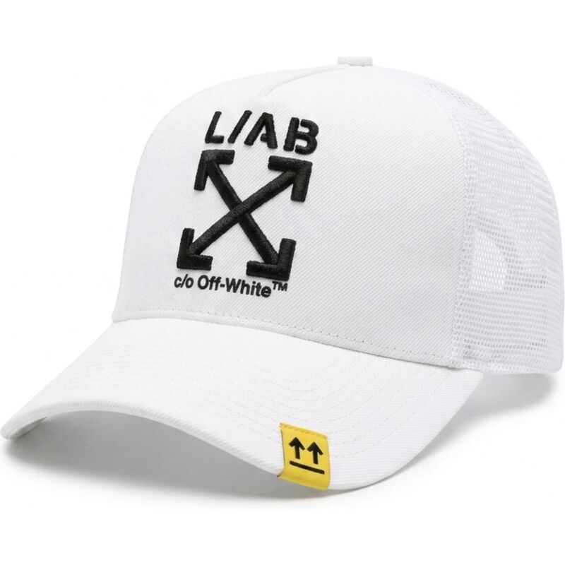 casquette-trucker-blanche-avec-logo-noir-clamp-arrows-l-ab-c-o-off-white