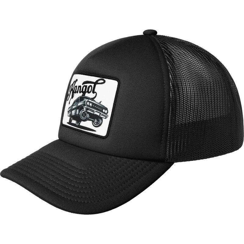 casquette-trucker-noire-lowrider-kangol casquette-trucker-noire-lowrider-kangol