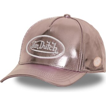 Mützen gebogen rosa verstellbares band SHINR von Von Dutch