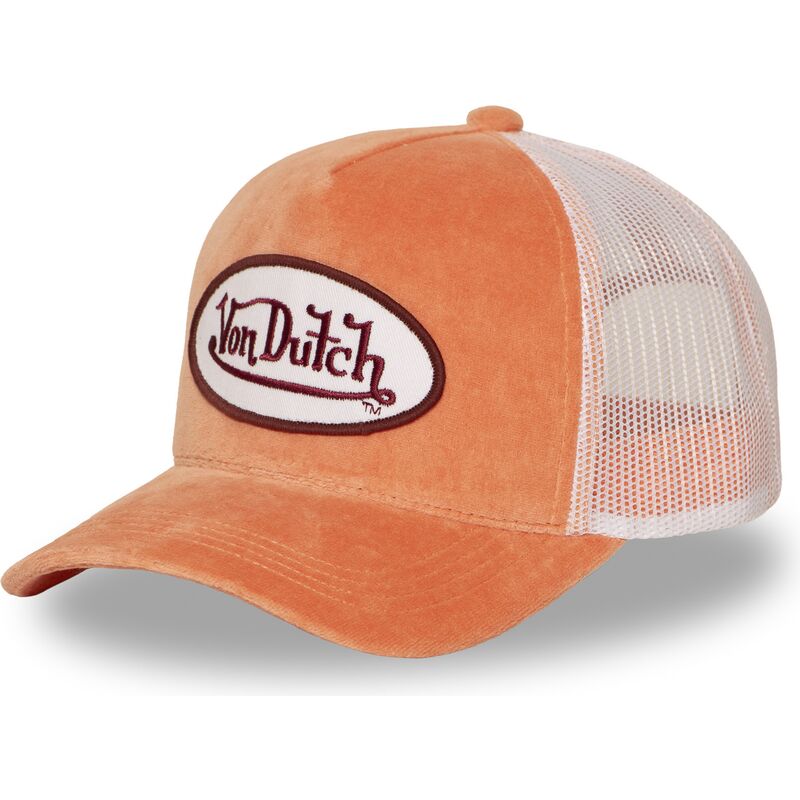 casquette-trucker-orange-et-blanche-kylie-pe-von-dutch casquette-trucker-orange-et-blanche-kylie-pe-von-dutch