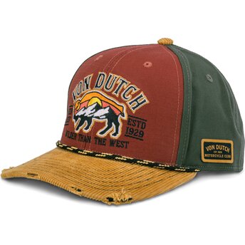 Mützen gebogen rot snapback SEM15 von Von Dutch