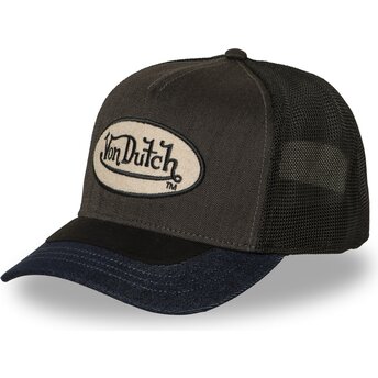 Mützen gebogen grau snapback SHIELD06 von Von Dutch