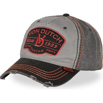 Mützen gebogen grau verstellbares band RETRO16 von Von Dutch
