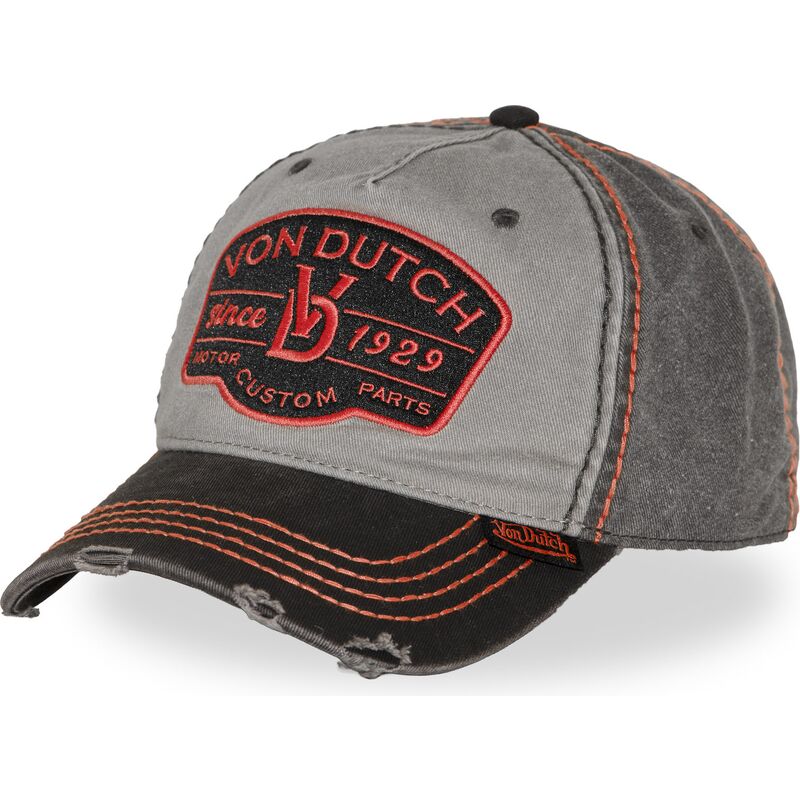 casquette-courbee-grise-ajustable-retro16-von-dutch