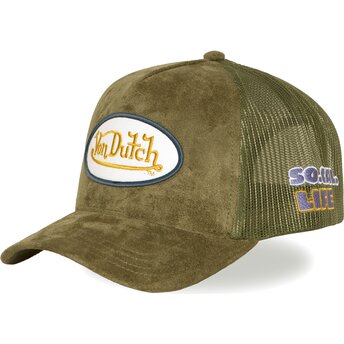 Mützen gebogen grün snapback FUR15 von Von Dutch