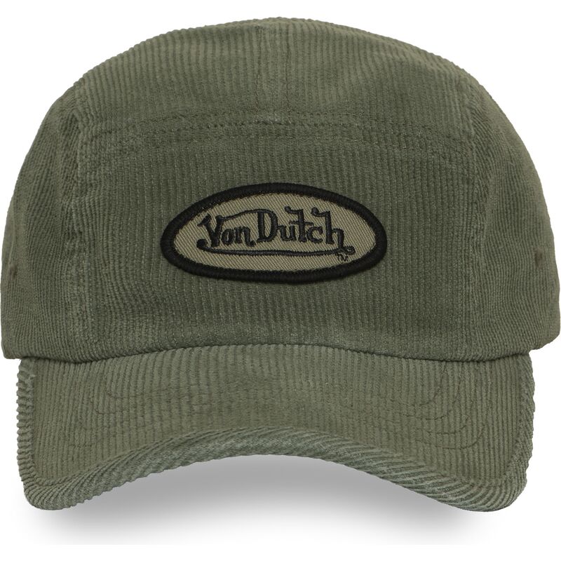 casquette-5-panel-courbee-verte-ajustable-c5p-vel03-von-dutch