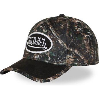 Mützen gebogen braun snapback REKA02 von Von Dutch