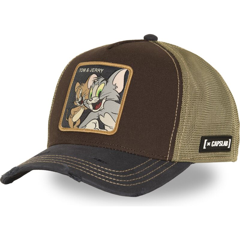 casquette-trucker-marron-tom-et-jerry-taj9-jat-looney-tunes-capslab casquette-trucker-marron-tom-et-jerry-taj9-jat-looney-tunes-capslab