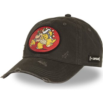 Mützen gebogen braun verstellbares band SMB3 BOW Bros. Bowser Super Mario Bros. von Capslab