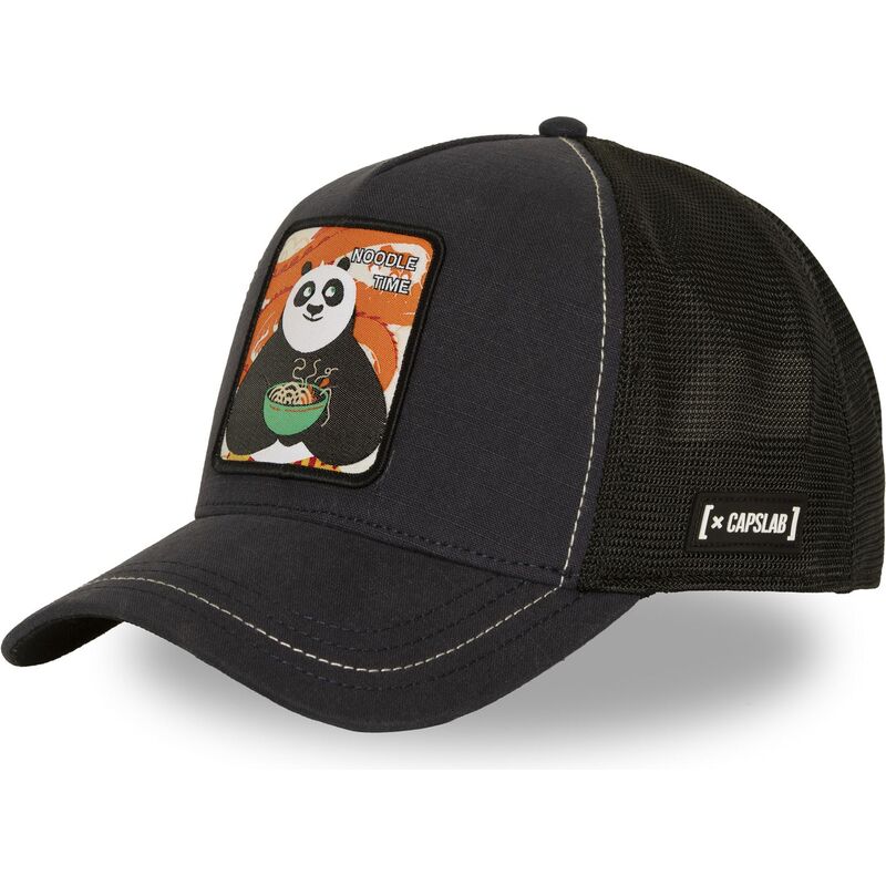mutzen-gebogen-schwarz-snapback-kfp2-pan-po-kung-fu-panda-von-capslab