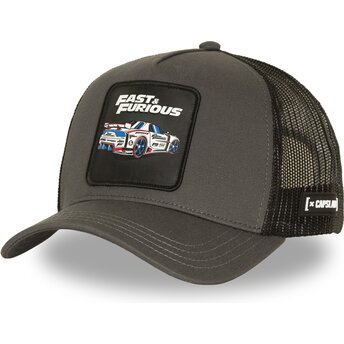 Casquette trucker grise et noire FF01 DRI Fast & Furious Capslab