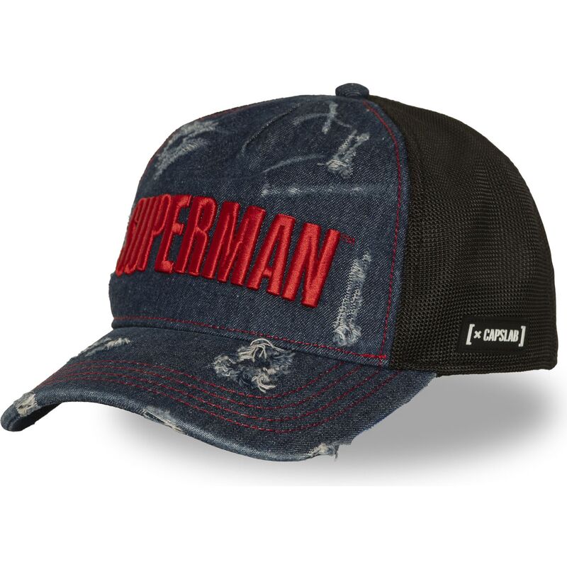 casquette-trucker-bleue-marine-et-noire-superman-dc12-blue-dc-comics-capslab