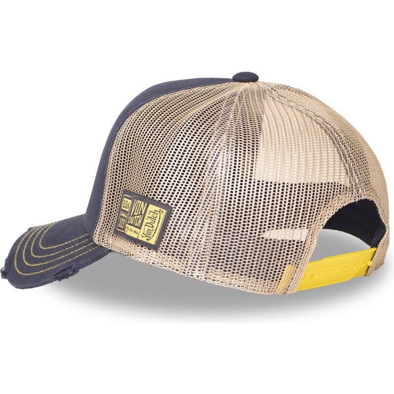 casquette-trucker-bleue-marine-et-beige-crew30-von-dutch
