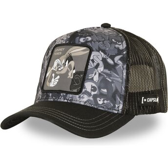 Mützen gebogen schwarz snapback LOO14 DUO Bugs Bunny und Daffy Duck Looney Tunes von Capslab