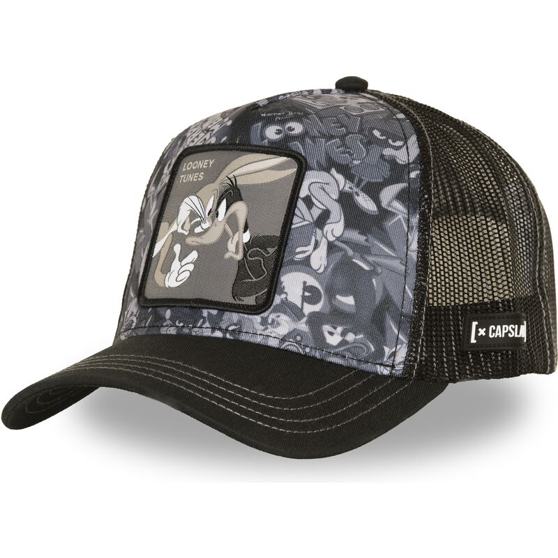 casquette-trucker-noire-bugs-bunny-et-daffy-duck-loo14-duo-looney-tunes-capslab casquette-trucker-noire-bugs-bunny-et-daffy-duck-loo14-duo-looney-tunes-capslab