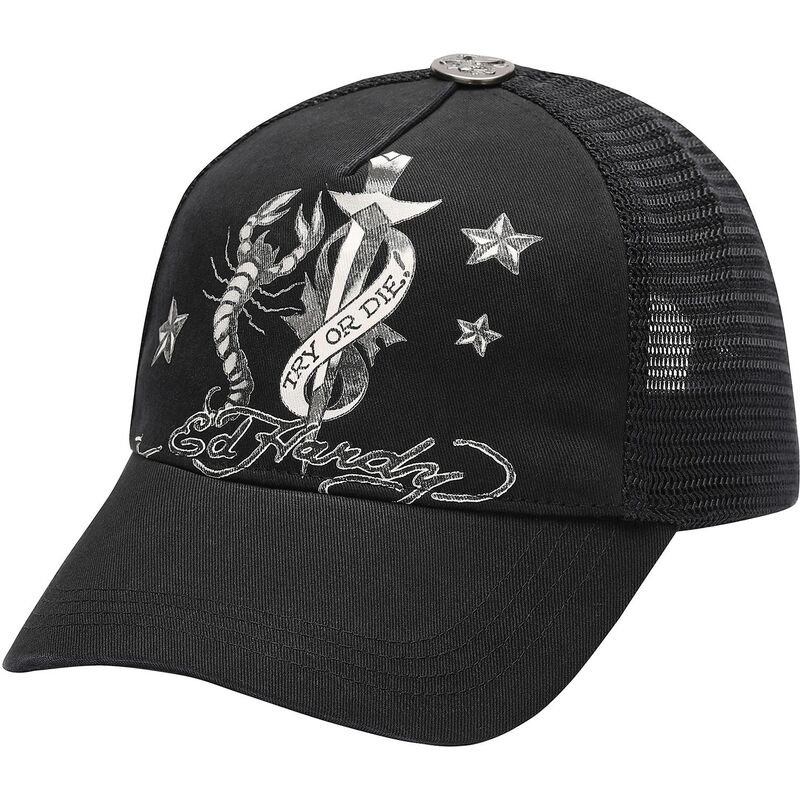 mutzen-gebogen-schwarz-snapback-dagger-scorpion-von-ed-hardy mutzen-gebogen-schwarz-snapback-dagger-scorpion-von-ed-hardy