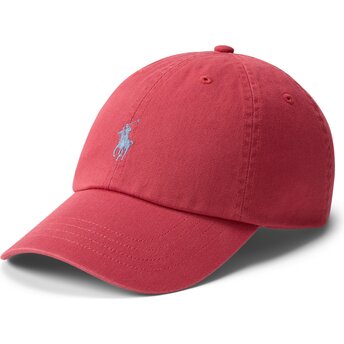 Mützen gebogen rot verstellbares band Cotton Chino Classic Sport von Polo Ralph Lauren