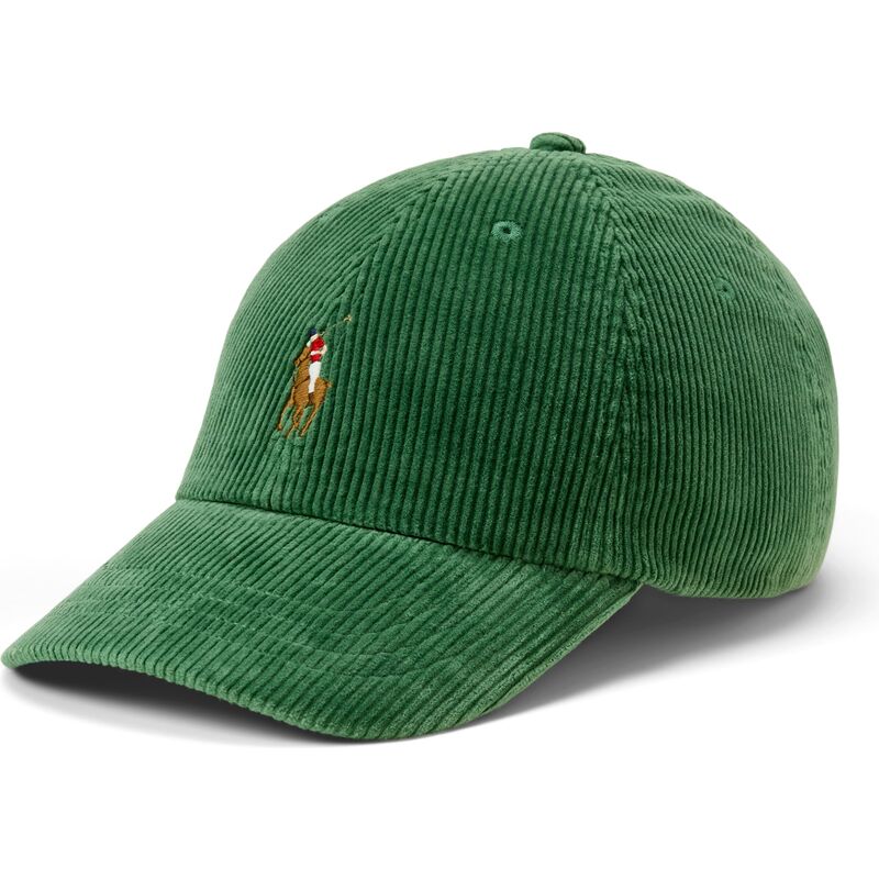 casquette-courbee-verte-ajustable-corduroy-polo-ralph-lauren casquette-courbee-verte-ajustable-corduroy-polo-ralph-lauren
