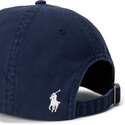 casquette-courbee-bleue-marine-ajustable-woven-script-polo-ralph-lauren
